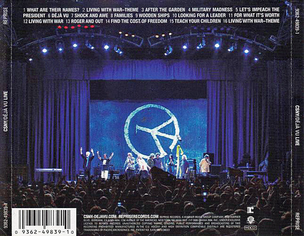Crosby, Stills, Nash & Young : Déjà Vu Live (HDCD, Album)