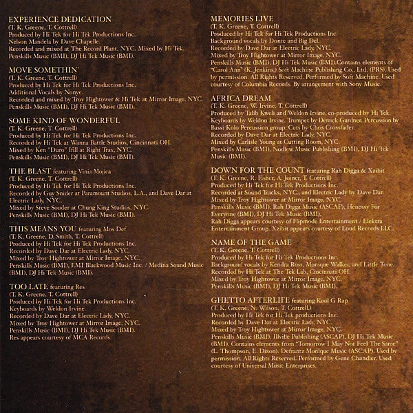 Talib Kweli & Hi-Tek : Reflection Eternal : Train Of Thought (CD, Album, RE)