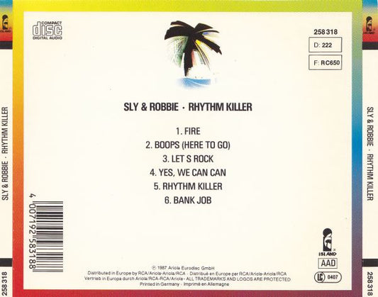 Sly & Robbie : Rhythm Killers (CD, Album)