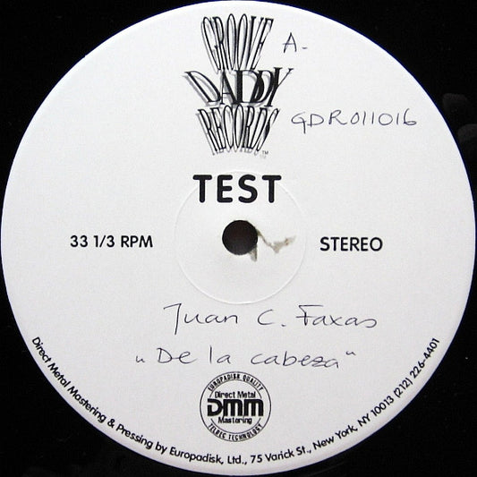 Juan C. Faxas : De La Cabeza (12", TP)