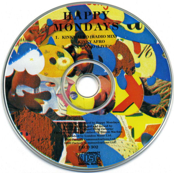 Happy Mondays : Kinky Afro (CD, Single)