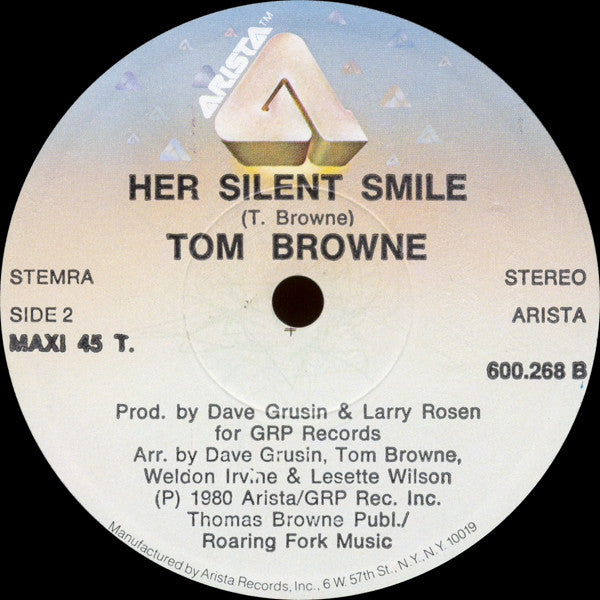 Tom Browne : Funkin' For Jamaica (N.Y.) (Long Version) (12", Maxi)