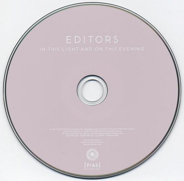 Editors : In This Light And On This Evening (CD, Album)