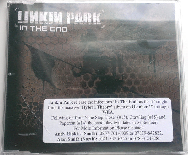 Linkin Park : In The End (CD, Single, Promo)
