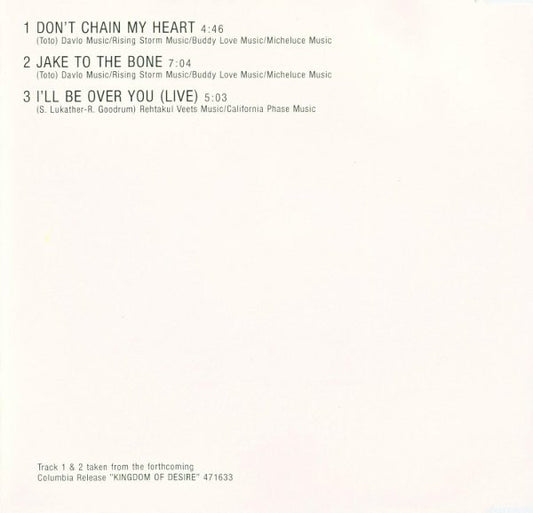 Toto : Don't Chain My Heart (CD, Maxi)