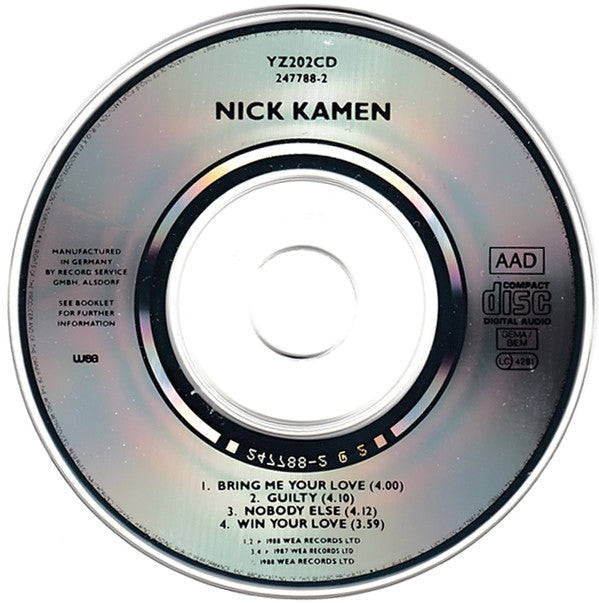 Nick Kamen : Bring Me Your Love (CD, Mini, Single)