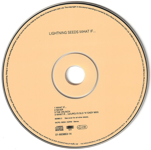Lightning Seeds : What If... (CD, Maxi)