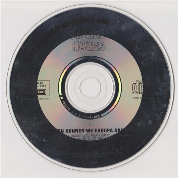 André Hazes : Samen Kunnen We Europa Aan (CD, Single)