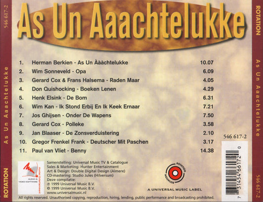 Various : As Un Aaachtelukke (CD, Comp)