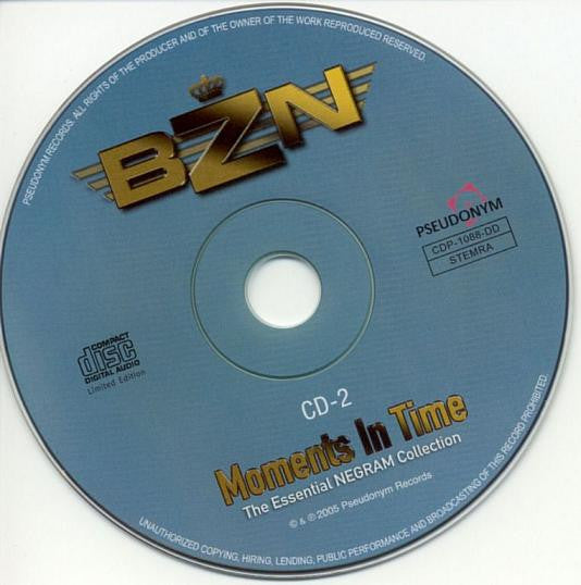 BZN : Moments In Time (The Essential NEGRAM Collection) (2xCD, Comp, Ltd + DVD-V, PAL)