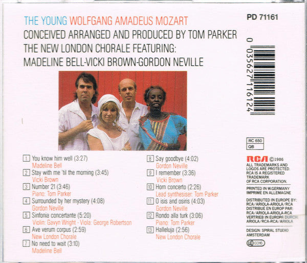 New London Chorale : The Young Wolfgang Amadeus Mozart (CD, RE)