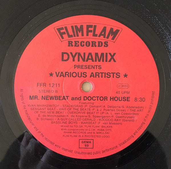 Various : Dynamix Presents Mr. Newbeat And Doctor House (12", Mixed)