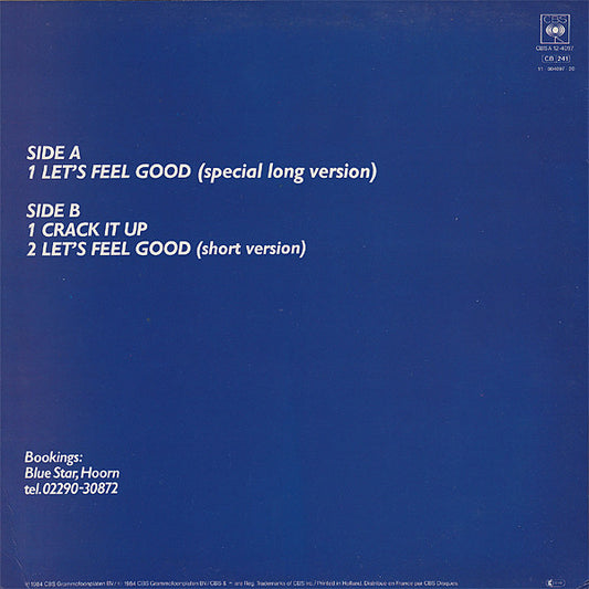 The Chaplin Band : Let's Feel Good (Special Long Version) (12", Maxi)