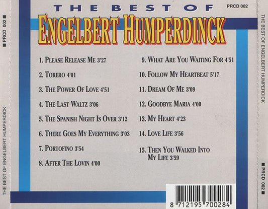 Engelbert Humperdinck : The Best Of Engelbert Humperdinck (CD, Album, RE)