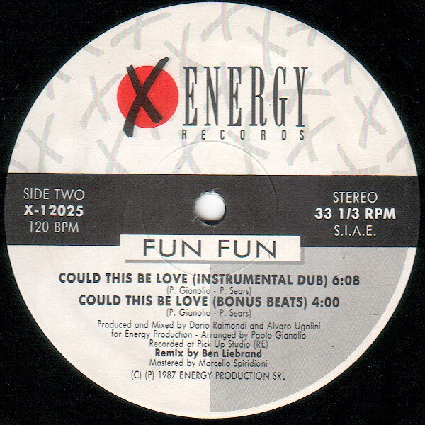 Fun Fun : Could This Be Love (12")