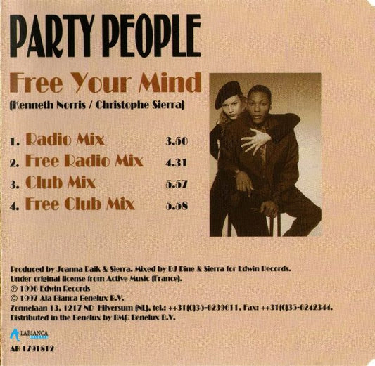 Party People : Free Your Mind (CD, Maxi)