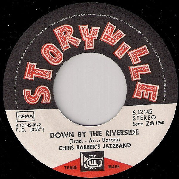 Chris Barber's Jazz Band : Ice Cream / Down By The Riverside (7", RE)