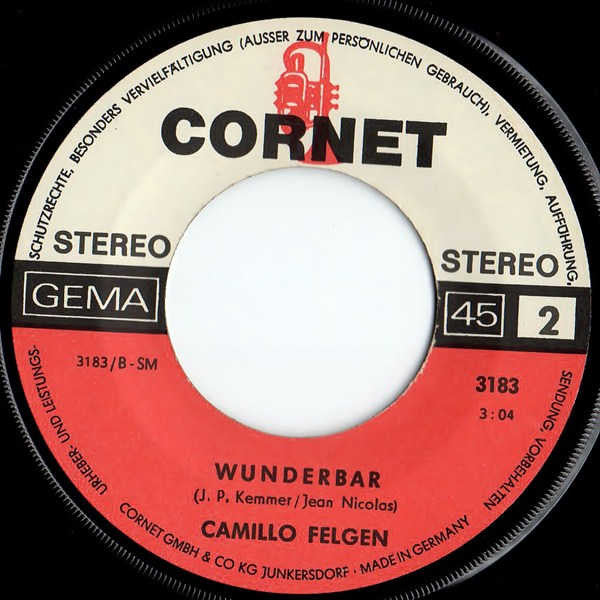 Camillo Felgen : Ferne Und Einsamkeit (La Lontananza) (7", Single)