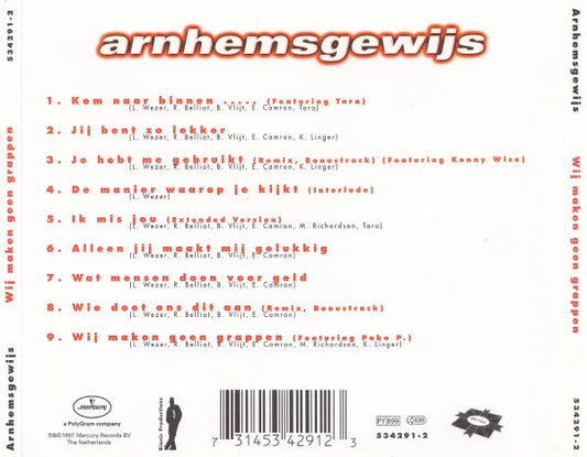 Arnhemsgewijs : Wij Maken Geen Grappen! (CD, Album)