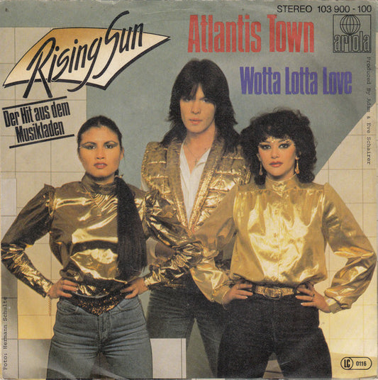 Rising Sun (3) : Atlantis Town (7", Single)