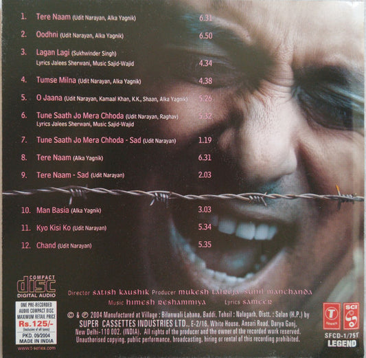 Himesh Reshammiya, Sameer : Tere Naam (CD, RP)