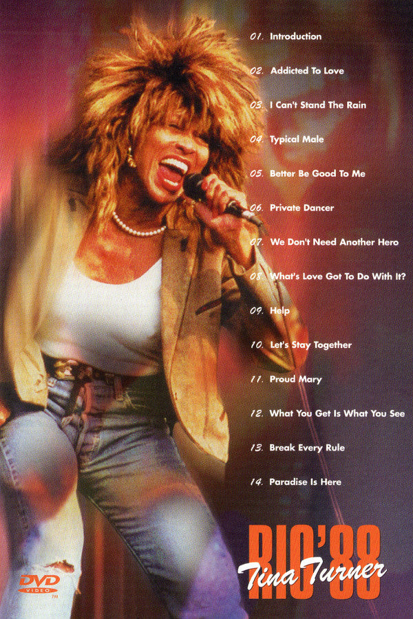 Tina Turner : Rio'88 (Live In Concert Rio De Janeiro) (DVD-V, RE, PAL)