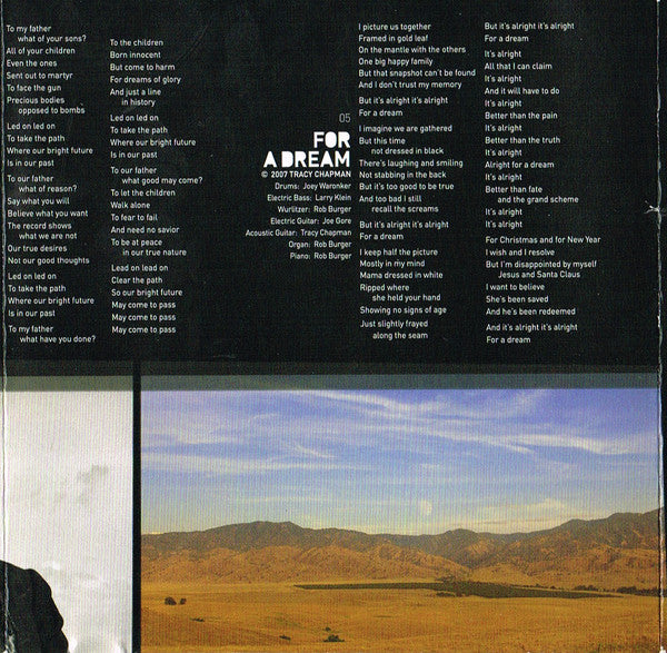 Tracy Chapman : Our Bright Future (CD, Album)