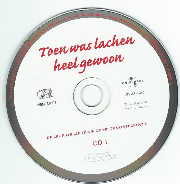 Various : Toen Was Lachen Heel Gewoon (2xCD, Comp)