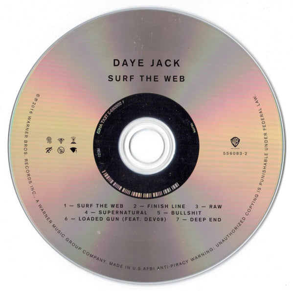 Daye Jack : Surf The Web (CD, EP)
