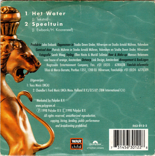 Marco Borsato : Het Water (CD, Single)