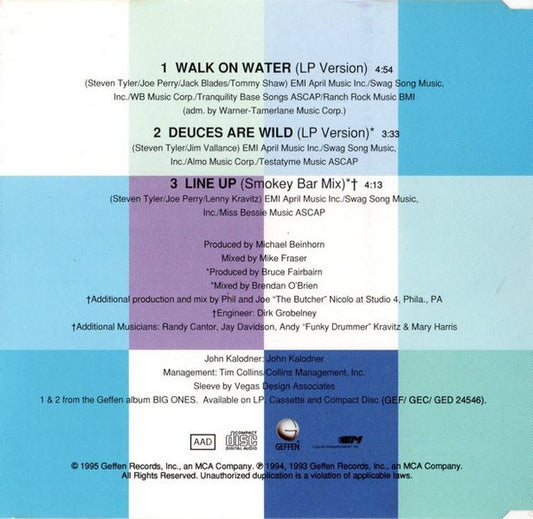 Aerosmith : Walk On Water (CD, Maxi)