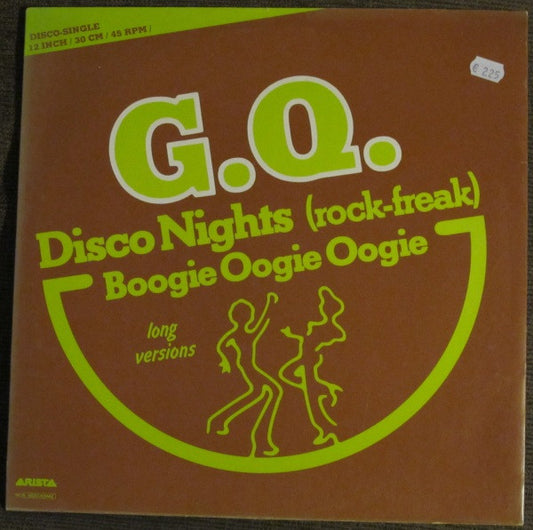 GQ : Disco Nights (Rock-Freak) / Boogie Oogie Oogie (12", Single)