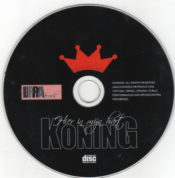 Koning : Hier In Mijn Hart (CD, Single)