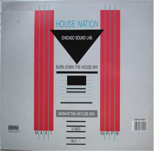 Chicago Sound Lab. : House Nation (12", Maxi)