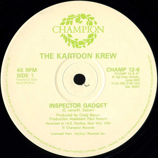 The Kartoon Krew : Inspector Gadget (12")