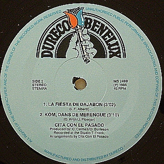 Cita Con El Pasado : Me Voy A Santo Domingo (12")