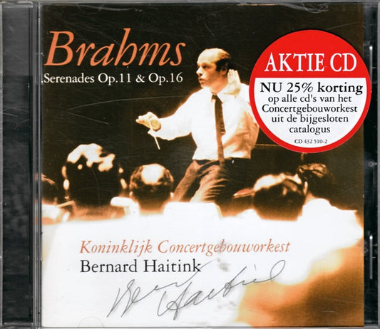 Johannes Brahms, Concertgebouworkest, Bernard Haitink : Serenades Op. 11 & Op. 16 (CD, Comp, RE)