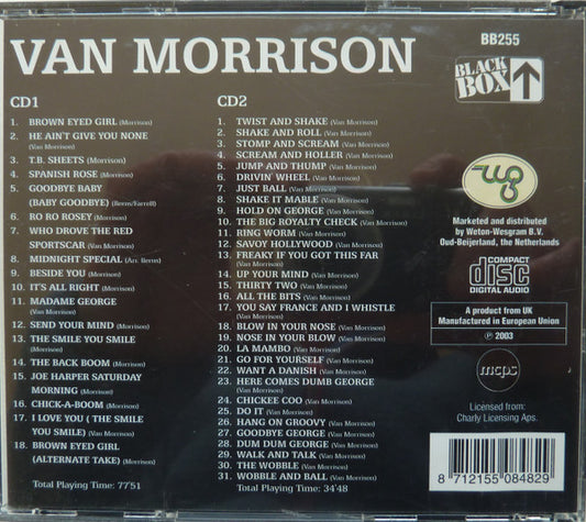 Van Morrison : Brown Eyed Girl (2xCD, Comp)