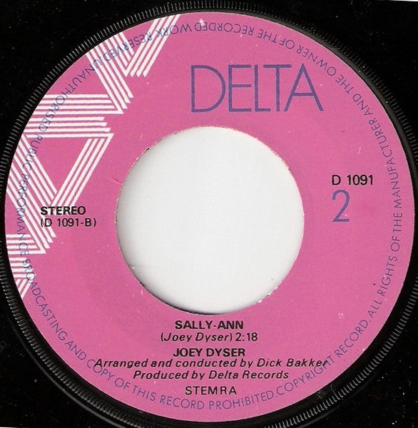 Joey Dyser : Let The Sun Shine In (On My World Again) / Sally-Ann (7", Single)
