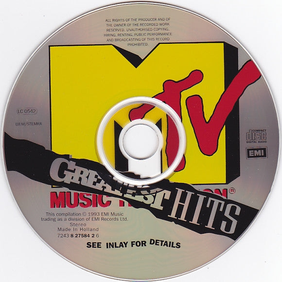 Various : MTV Greatest Hits (CD, Comp)