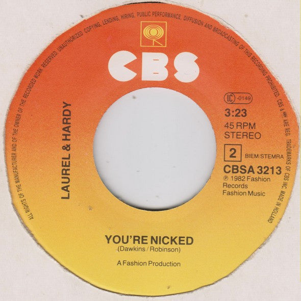 Laurel & Hardy (2) : Clunk Click (7", Single)