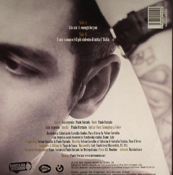 The Legendary Tiger Man : Life Ain't Enough For You (7", EP, Ltd)