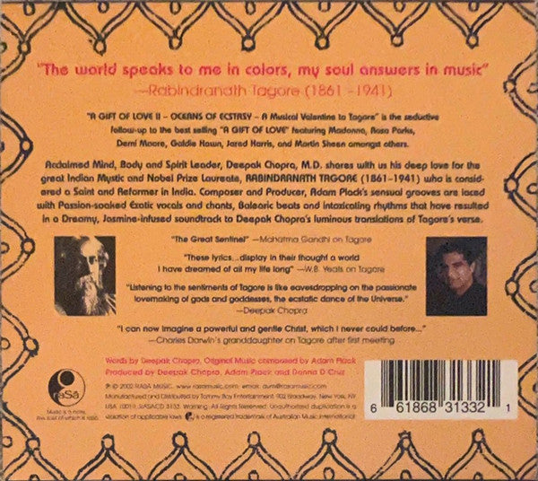 Deepak Chopra & Friends : A Gift Of Love II (Oceans Of Ecstasy) (CD)