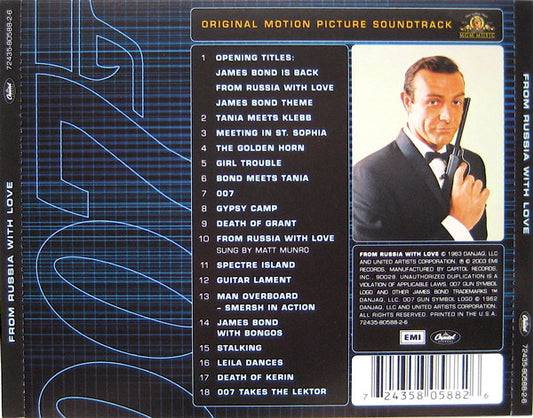 John Barry : From Russia With Love (Original Motion Picture Soundtrack) (CD, Album, RE, RM)
