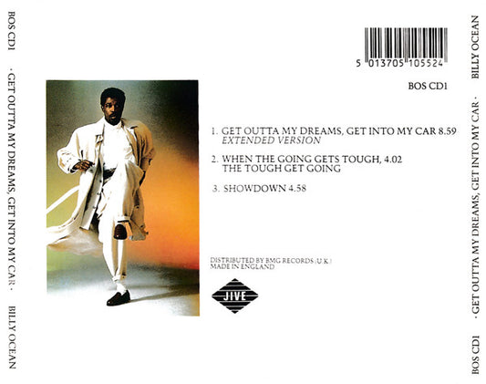 Billy Ocean : Get Outta My Dreams, Get Into My Car (CD, Single)