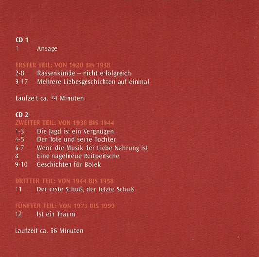 Marcel Reich-Ranicki : Mein Leben (2xCD, Mono)