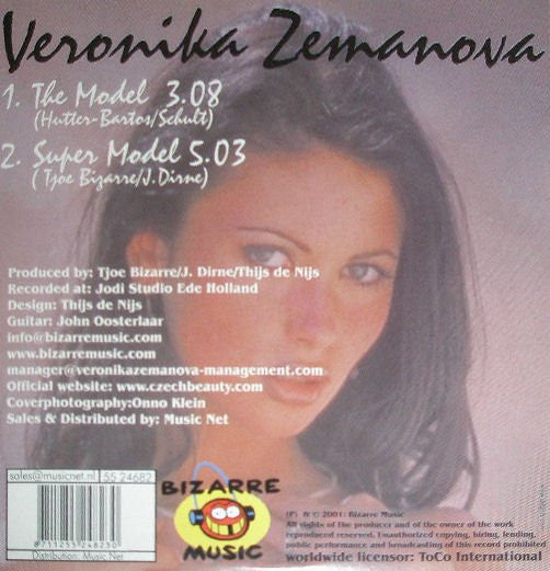 Veronika Zemanova : The Model (CD, Single)