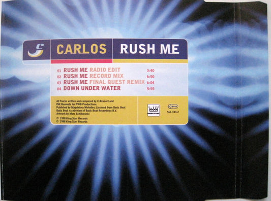Carlos : Rush Me (CD, Maxi)