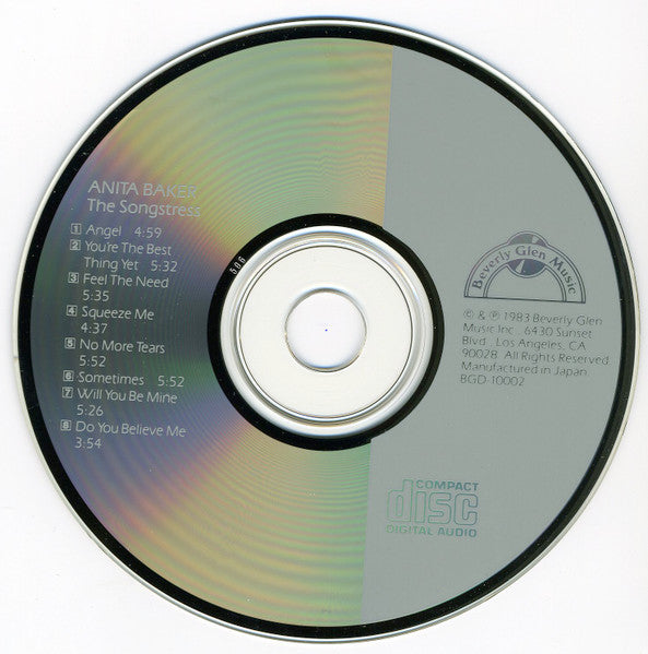 Anita Baker : The Songstress (CD, Album, RE)