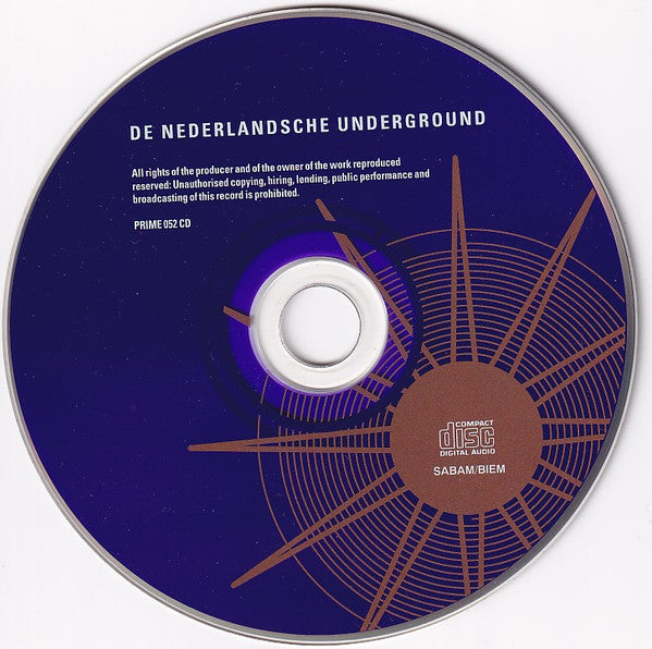 Various : De Nederlandsche Underground (CD, Mixed)